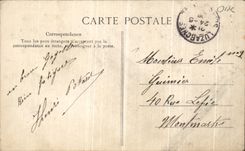 POSTAL Coye Etanges de Commelie de la VENDIMIA el castillo de la reina blanca