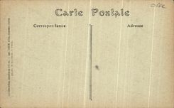 VINTAGE POSTCARD Senlis ruins of the castle of Thiers