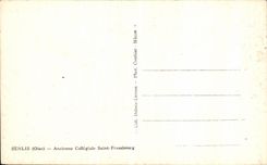 VINTAGE POSTCARD Senlis Old Collegial Holy Frambourg