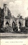 VINTAGE POSTCARD Senlis ruins of L Abbey of the Victoire