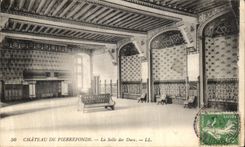 CPA Pierrefonds Le Chateau La Salle des Ducs 