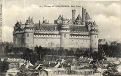 CPA Chateau de Pierrefonds Cote Ouest 