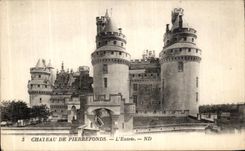 CPA Chateau de Pierrefonds L Entree