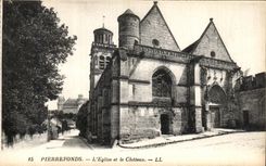 CPA Pierrefonds L Eglise et le Chateau