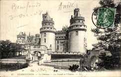 CPA Pierrefonds La Chateau La Facade et L Entree