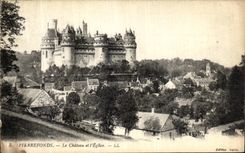 CPA Pierrefonds Le Chateau et l Eglise