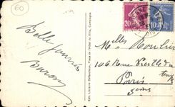 VINTAGE POSTCARD Compiegne Church St Jacques