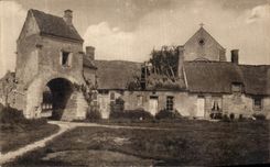 Alrededores de la firma de la POSTAL de la VENDIMIA de Compiegne