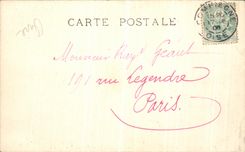 Alrededores de la firma de la POSTAL de la VENDIMIA de Compiegne