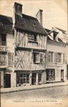 VINTAGE POSTCARD Compiegne Old woman House of the Street Solferino Hairdresser