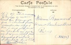 VINTAGE POSTCARD Palate of Compiegne Staircase D Apollo Combat D Alexandre Tapisseries