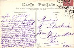 VINTAGE POSTCARD Palate of Compiegne History D Esther Crowning D Estber Tapestry