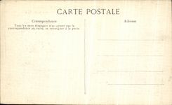 Paladar de la POSTAL de la VENDIMIA de la esquina del ataque frontal de Compiegne del parque