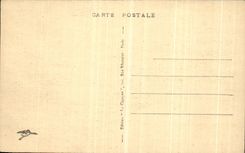 VINTAGE POSTCARD Castle of Compiegne Room of the Columns Cars