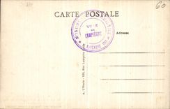 VINTAGE POSTCARD Foret Of Compiegne the Coach in which was individual has Armistice Militaria