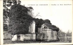 VINTAGE POSTCARD Env Of Compiegne House of Mont Saint Pierre