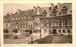 VINTAGE POSTCARD Grenoble Law courts Old Hotel of the Parliament of the Dauphine one