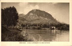 VINTAGE POSTCARD Grenoble L Isere St Rynard and the Tooth of Crolles