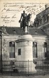 CPA Chateau de Chantilly Statue du Due d Aumale par Gerome