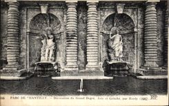 CPA Parc de Chantilly Decoration du Grand Degre Acis et Galathe Par Hardy