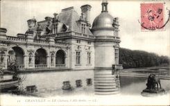 CPA Chateau de Chantilly Le Chateau l Aile droite