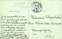CPA Chateau de Chantilly Le Chateau l Aile droite