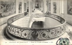 CPA Chateau de Chantilly Rampe de l Escalier d Honneur