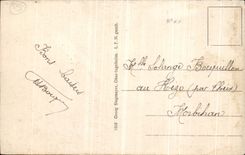 VINTAGE POSTCARD Lille the Column of the Seat