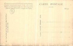 VINTAGE POSTCARD Lille Fiftieth anniversary of the international congers eucharistiquues Liegart Cardinal crowd glacis fortifications