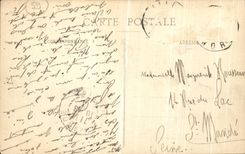 VINTAGE POSTCARD Lille Places of the Republic and Faidherbe Seen D together on the palate of Beautiful arts