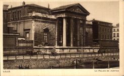VINTAGE POSTCARD Lille Law courts