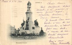 VINTAGE POSTCARD Lille the Pasteur Monument