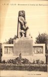VINTAGE POSTCARD Lille Monument has Louise de Bettignies Militaria