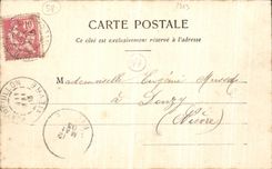 VINTAGE POSTCARD Montreuillon Bridge Aqueduct