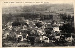VINTAGE POSTCARD Proud Corvol I View Taken Rocks