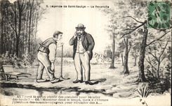 VINTAGE POSTCARD Legends Of Saulge Saint Revenge Folklore