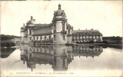 CPA Chantilly Le Chateau Le Cote nord Ouest