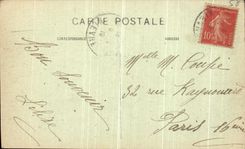 VINTAGE POSTCARD the Castle of Tremblay Vandenesse