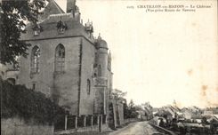 VINTAGE POSTCARD Chatillo in Bazois the Castle