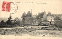VINTAGE POSTCARD Holy Chatillo Andre Castle of Corbellin