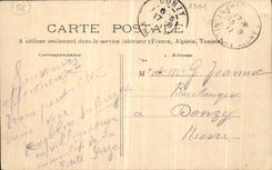 Castillo santo de Chatillo Andre de la POSTAL de la VENDIMIA de Corbellin