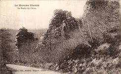 VINTAGE POSTCARD Morvan Illustrates the Rock of the Dog