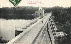 VINTAGE POSTCARD the lake of Settons stopping