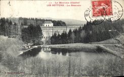 VINTAGE POSTCARD Morvan Illustrates Settons Reservolrs