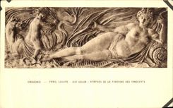 Ninfas del Pin de Jean de la lumbrera de Paris de la POSTAL de la VENDIMIA de la fuente las inocentes