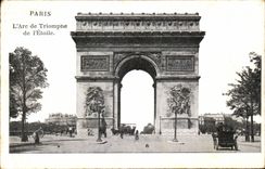 CPA Paris L Arc de Triomphe de L Etoile
