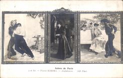 VINTAGE POSTCARD Living rooms of Paris Pierre Ribera Andalusia Spain