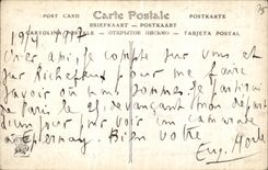 VINTAGE POSTCARD Living rooms of Paris Pierre Ribera Andalusia Spain