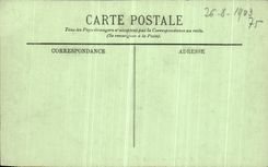 VINTAGE POSTCARD Paris the Bois de Boulogne Enters the Two Lakes Horses