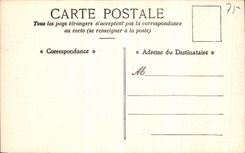 VINTAGE POSTCARD Paris House of Commons chart toilee